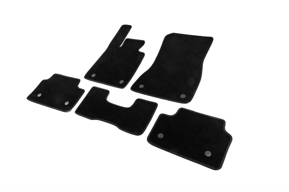 BMW 5/i5 Series G60/G60E/G61 2023- Tapis de sol textile Deluxe (Pour G60/61, Noir) Photo 2