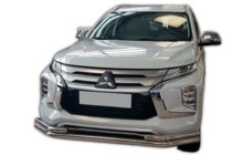 Mitsubishi Pajero Sport 2015- Protection avant ST085 (2020+, inox) photo 2