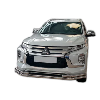Protection avant ST085 (2020+, inox) Mitsubishi Pajero Sport 2015- photo 2