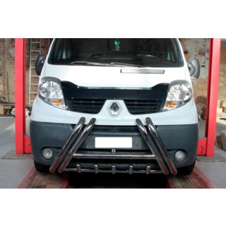 Pare-buffle F1-01 (Inox) Opel Vivaro 2001–2015 photo 1