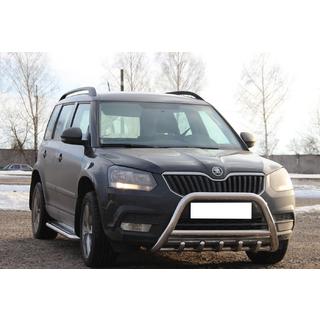 Pare-buffle WT003 (Inox) Skoda Yeti 2009-2017 photo 4