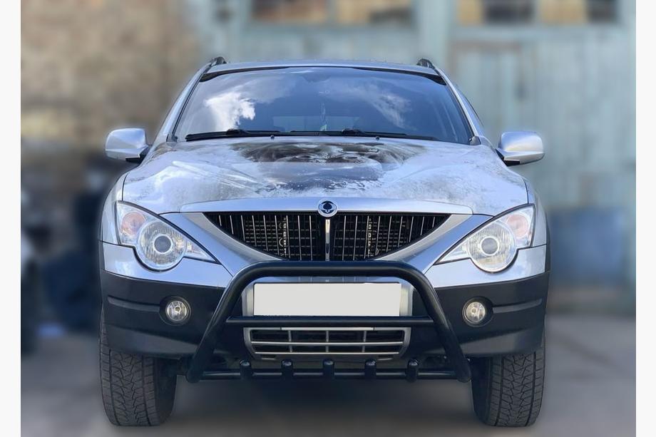 SsangYong Kyron 2005-2014 Pare-buffle Black WT003 (Inox) Image