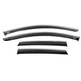 Déflecteurs de Fenêtre avec Moulure Chromée (4 pcs, Niken) photo 1