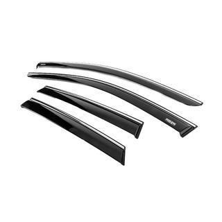 Déflecteurs de Fenêtre avec Moulure Chromée (4 pcs, Niken) photo 2