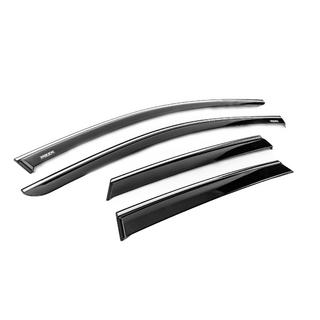 Déflecteurs de Fenêtre avec Moulure Chromée (4 pcs, Niken) photo 3