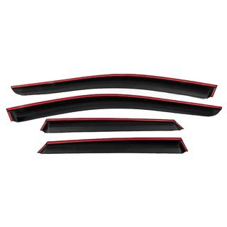 Déflecteurs de Fenêtre avec Moulure Chromée (4 pcs, Niken) photo 4