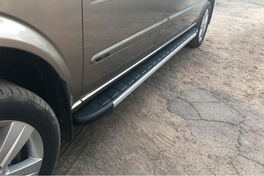 Mercedes Viano 2004-2014 Marchepieds Latéraux Duru (2 pcs, Aluminium) Image