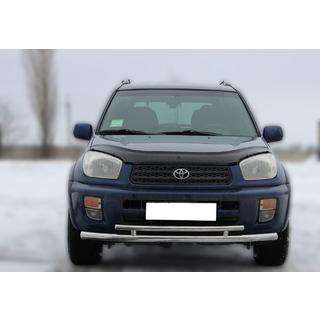 Protection avant ST014-1 (inox) Toyota Rav 4 2001-2005 photo 1