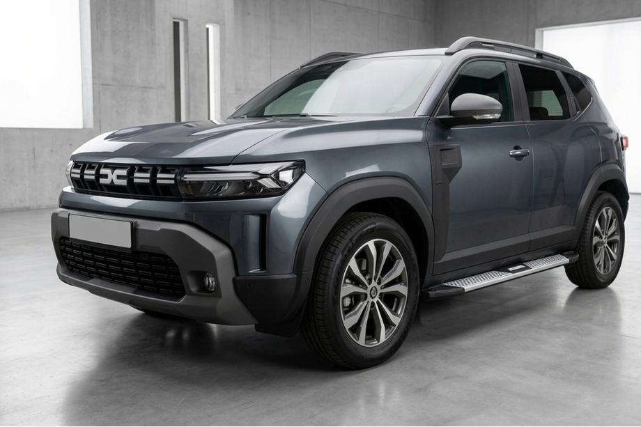 Renault Duster 2024- Marchepieds Latéraux Mevsim Grey (2 pcs, Aluminium) Image