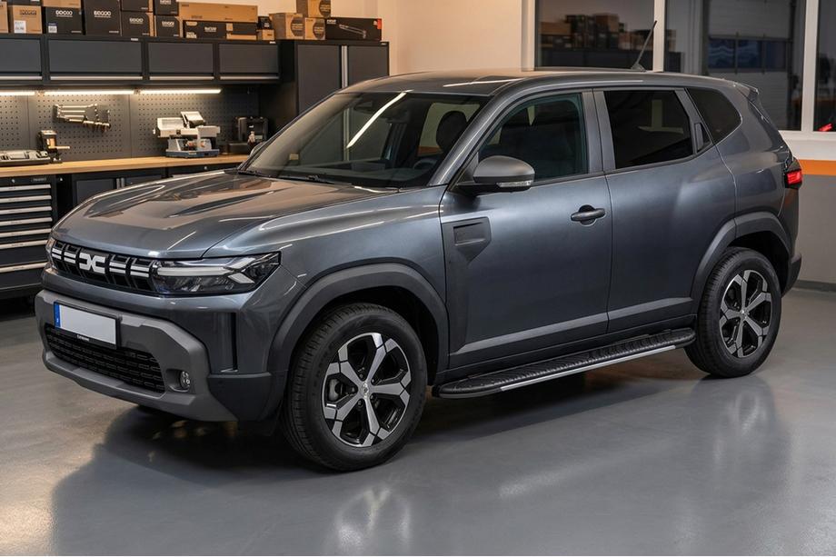 Renault Duster 2024- Marchepieds Latéraux Bosphore Grey (2 pcs, Aluminium) Image