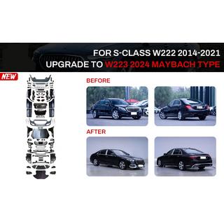 Kit restylage vers W223 Maybach (avec poignées de porte et inserts) photo 1