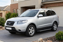 Hyundai Santa Fe 2 2006-2012 Marchepieds Latéraux Duru (2 pcs, Aluminium) photo 1