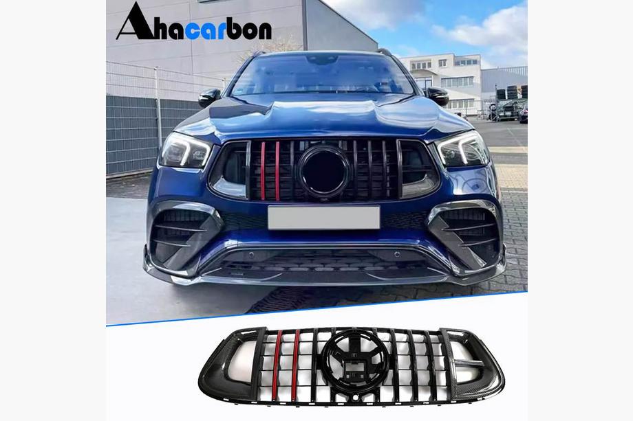 Mercedes GLE coupe C167 2019- Calandre Avant GT Panamericana GT-R Carbone (pour AMG-Line/GLE53/GLE63 2019-2023) Photo 2