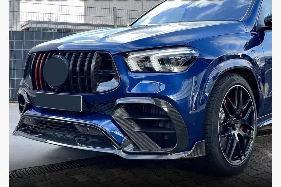 Mercedes GLE coupe C167 2019- Calandre Avant GT Panamericana GT-R Carbone (pour AMG-Line/GLE53/GLE63 2019-2023) Photo 9