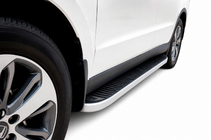 Hyundai Santa Fe 2 2006-2012 Marchepieds Latéraux Tayga Grey (2 pcs, Aluminium) photo 1
