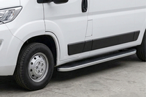 Fiat Ducato 2006-2025 Marchepieds Latéraux Tayga Grey (2 pcs, Aluminium) photo 1