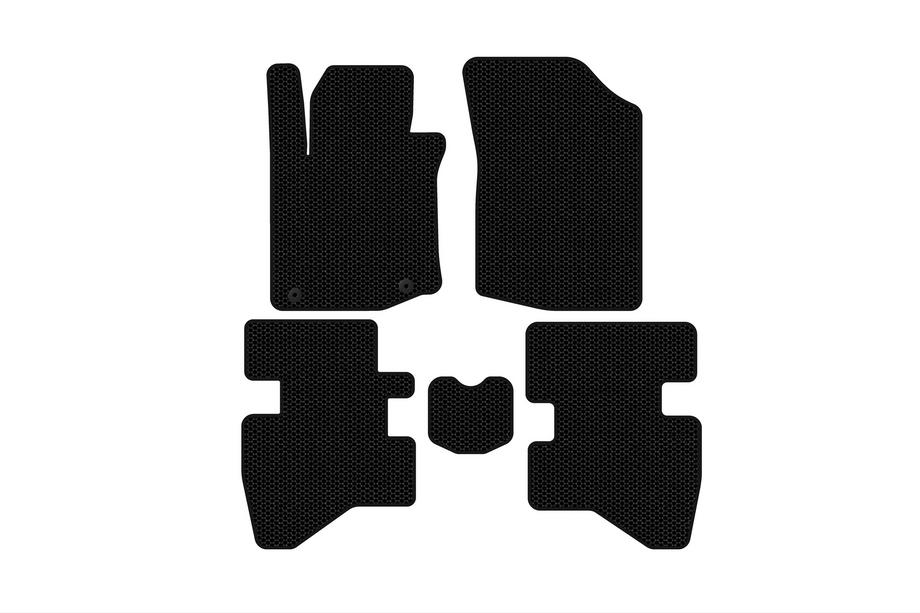 Citroen C-1 2005-2014 Tapis en Caoutchouc Carsuit (HB, noir) Photo 1