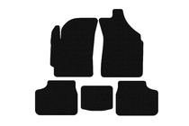 Daewoo Matiz 2009-2015 Tapis de Sol en Caoutchouc Carsuit (Noirs) photo 1