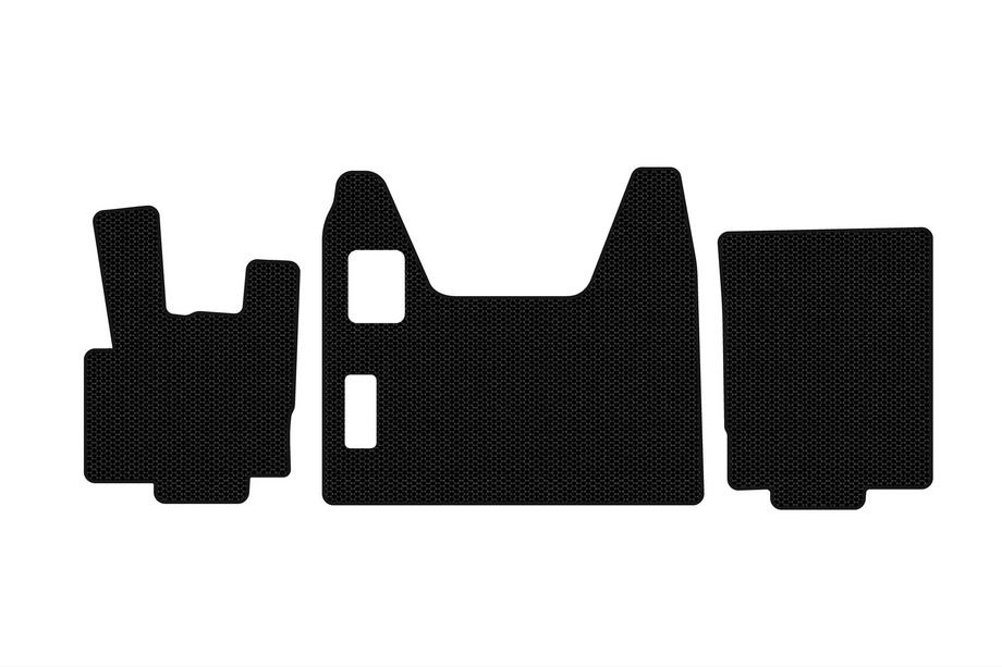 DAF XF95 2002-2006 Tapis de Sol en Caoutchouc Carsuit (Noirs) Image