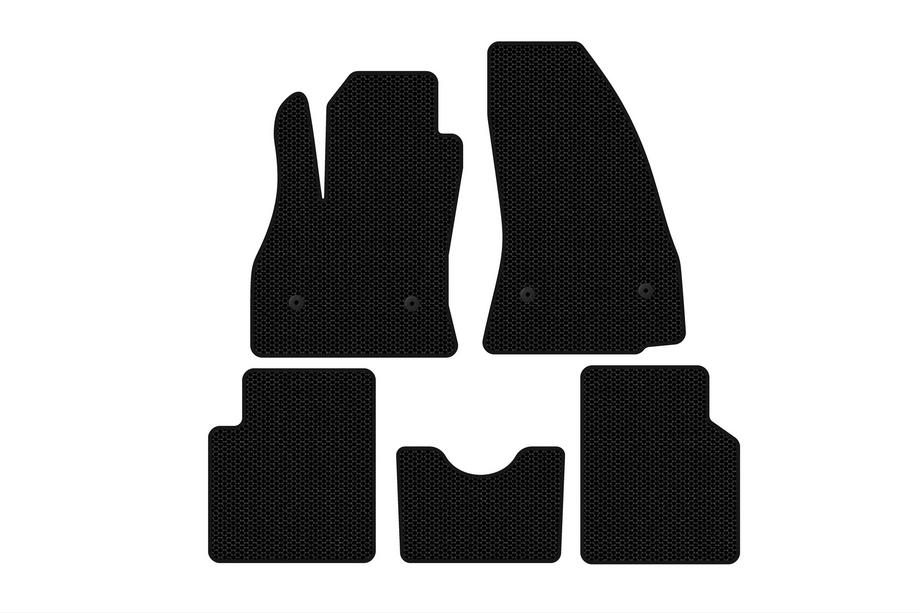 Fiat 500/500L 2013-2022 Tapis en caoutchouc Carsuit (pour 500L, noir) Photo 1