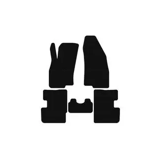 Tapis en caoutchouc Carsuit (2011-2018, HB, 3 portes, noir) photo 1