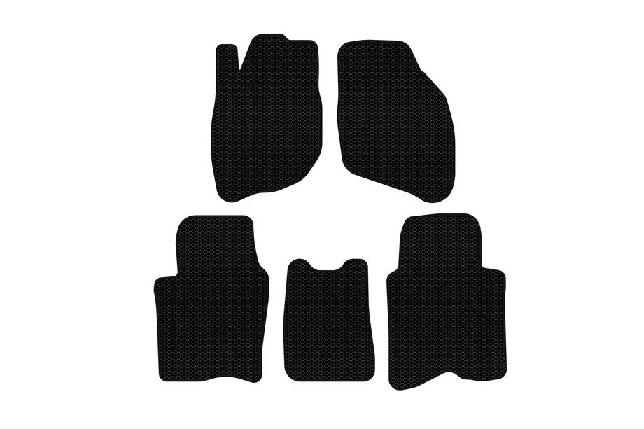 Honda City 2002-2008 Tapis en caoutchouc Carsuit (SD, noir) Image