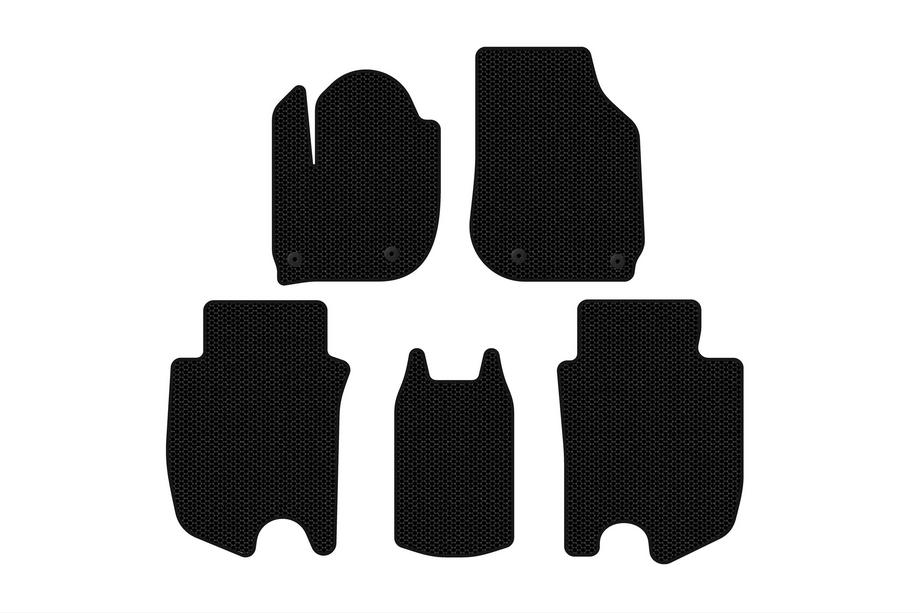 Honda FIT/Jazz 2014–2020 Tapis en caoutchouc Carsuit (HB, Hybride, Noir) Image