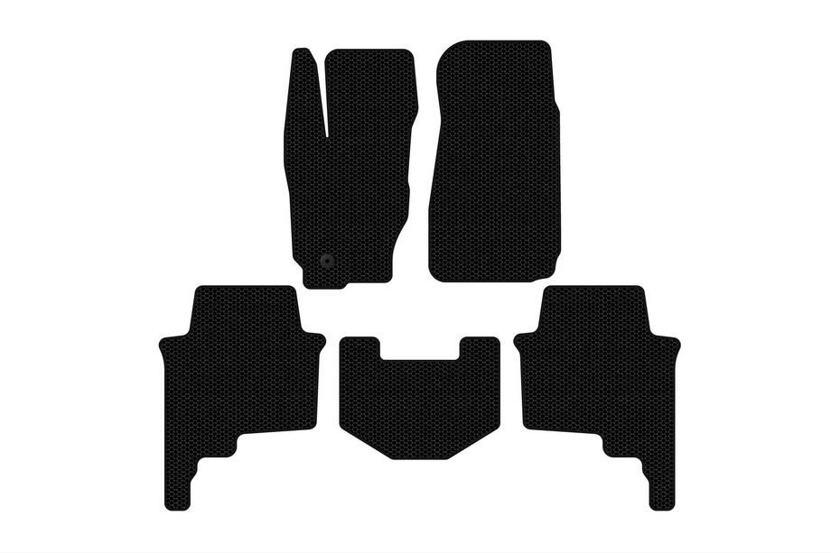 Jeep Commander 2005-2010 Tapis de Sol en Caoutchouc Carsuit (Noirs) Image