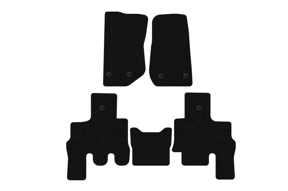 Jeep Wrangler 2007-2017 Tapis de Sol en Caoutchouc Carsuit (Noirs) Photo 1