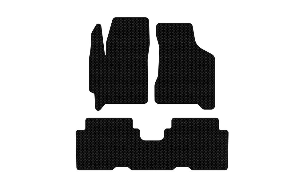 Kia Carens 1999-2012 Tapis de Sol en Caoutchouc Carsuit (Noirs) Image