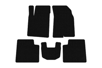 Kia Opirus 2003-2010 Tapis de Sol en Caoutchouc Carsuit (Noirs) photo 1