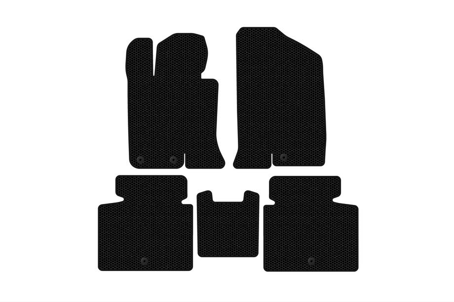 Kia Optima 2010-2016 Tapis en caoutchouc Carsuit V-2 (SD, noirs) Photo 1