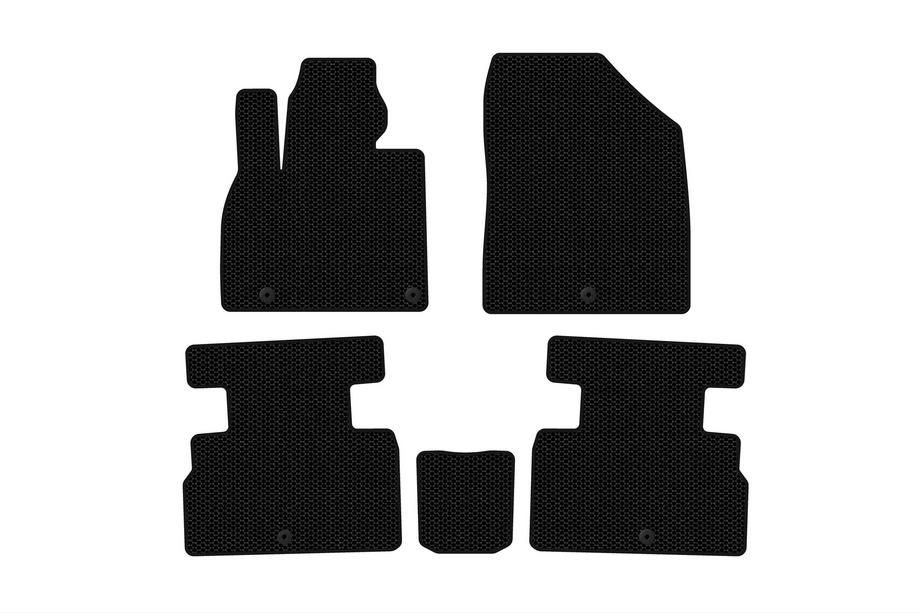 Kia Stonic 2017- Tapis en caoutchouc Carsuit (2 rangées, 7 places, noir) Image