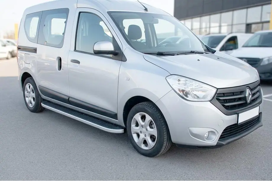 Renault Dokker 2013-2022 Marchepieds Latéraux Tayga Grey (2 pcs, Aluminium) Image