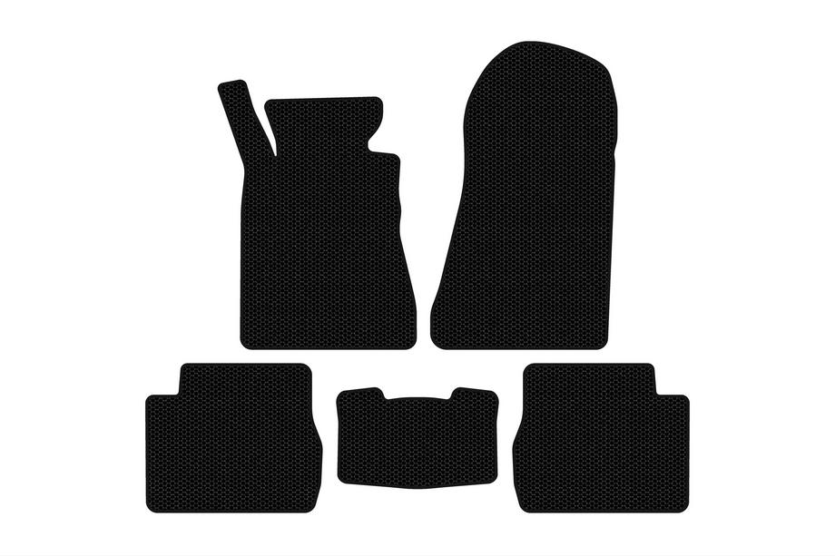 Mercedes W201 (190) 1982-1993 Tapis en caoutchouc Carsuit (SD, noir) Image