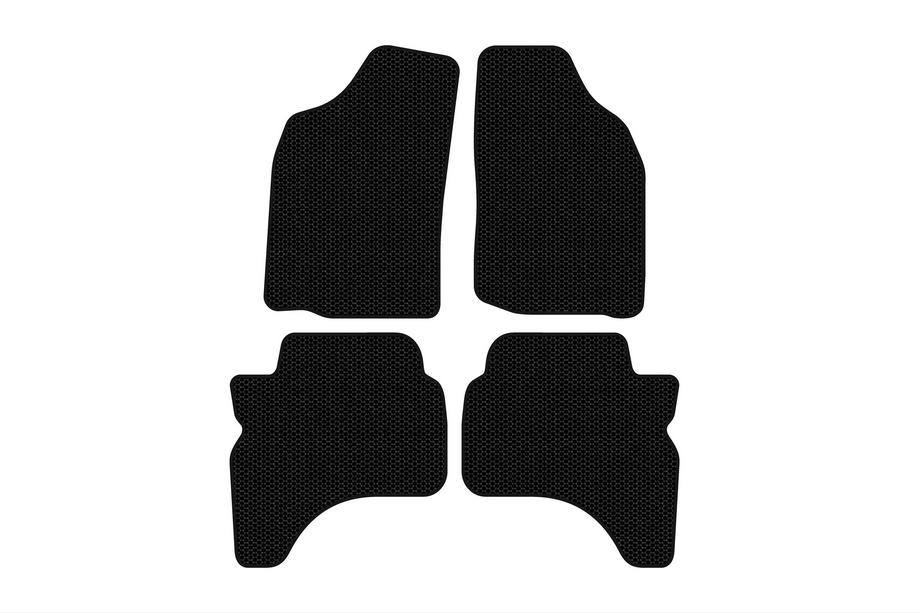 Mitsubishi L200 1996-2006 Tapis de Sol en Caoutchouc Carsuit (Noirs) Image