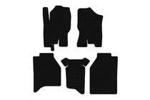 Nissan Navara 2006-2015 Tapis de sol en caoutchouc Carsuit (sans bacs, noirs) photo 1