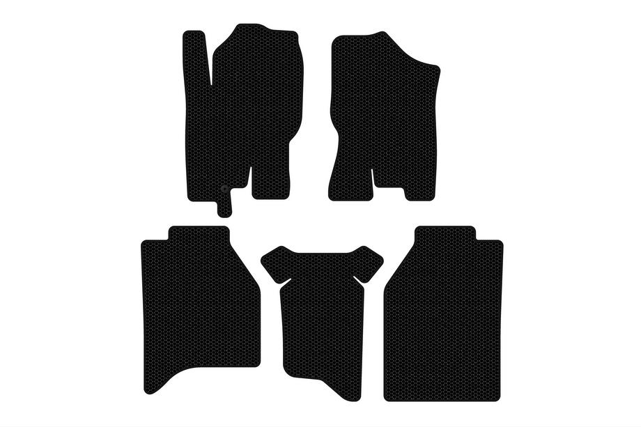 Nissan Navara 2006-2015 Tapis de sol en caoutchouc Carsuit (sans bacs, noirs) Image