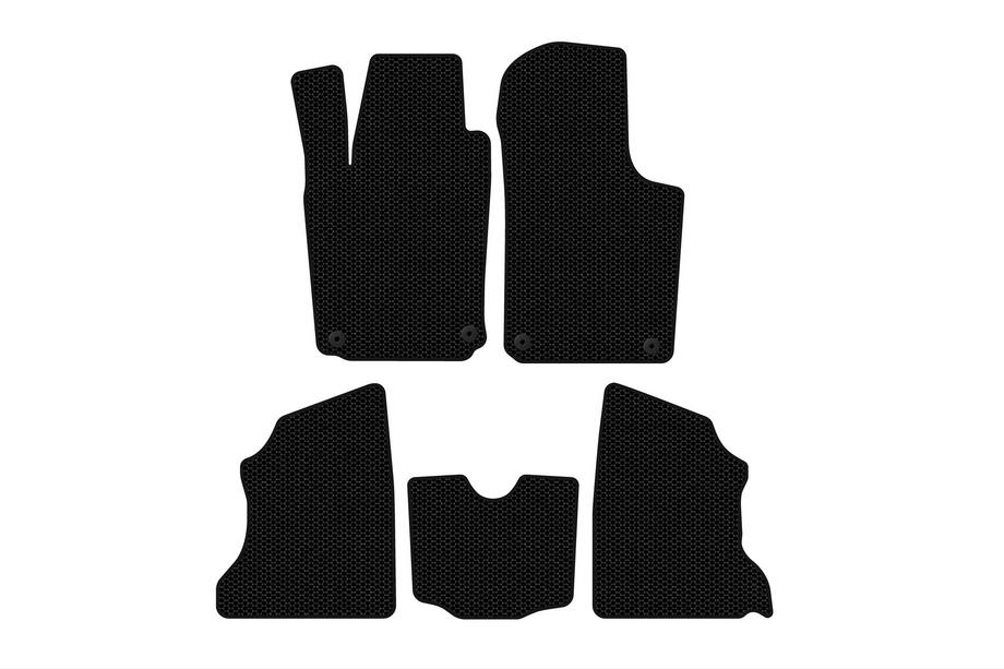 Opel Combo 2002–2012 Tapis de Sol en Caoutchouc Carsuit (Noirs) Image