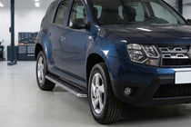 Dacia Duster 2008-2018 Marchepieds Latéraux Maydos V1 (2 pcs, Aluminium & Inox) photo 1