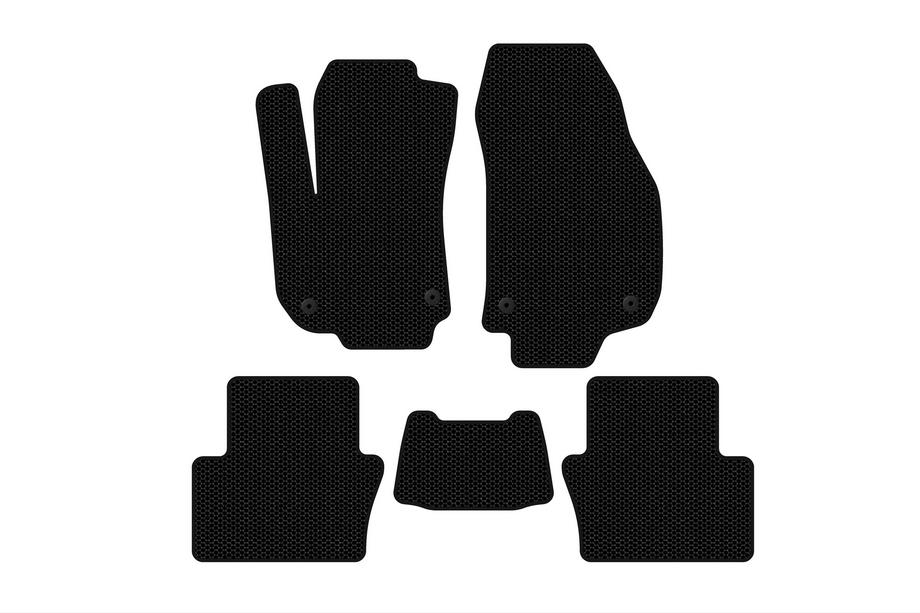 Opel Zafira B 2005–2011 Tapis en caoutchouc Carsuit (2 rangées, noir) Photo 1