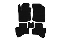 Peugeot 107 2005-2014 Tapis en Caoutchouc Carsuit (HB, noir) photo 1