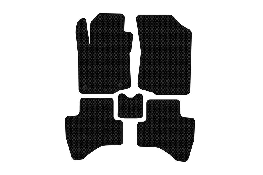 Peugeot 107 2005-2014 Tapis en Caoutchouc Carsuit (HB, noir) Image
