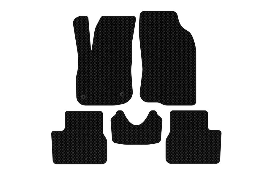 Peugeot 2008 2013-2019 Tapis de Sol en Caoutchouc Carsuit (Noirs) Image