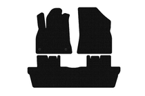 Peugeot 5008 2009-2016 Tapis de Sol en Caoutchouc Carsuit (Noirs) photo 1