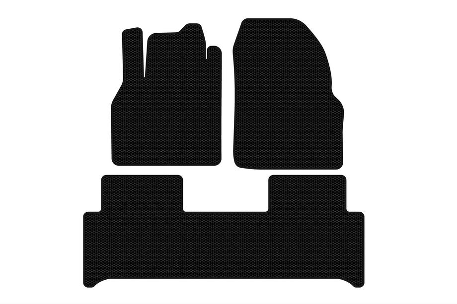 Renault Scenic/Grand 2003-2009 Tapis de Sol en Caoutchouc Carsuit (Noirs) Image