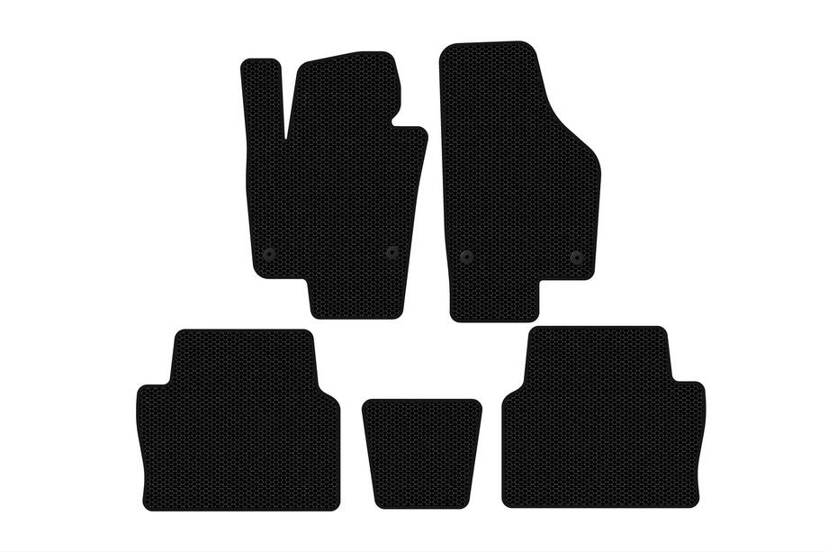 Seat Alhambra 2010- Tapis en caoutchouc Carsuit (2 rangées, noir) Image