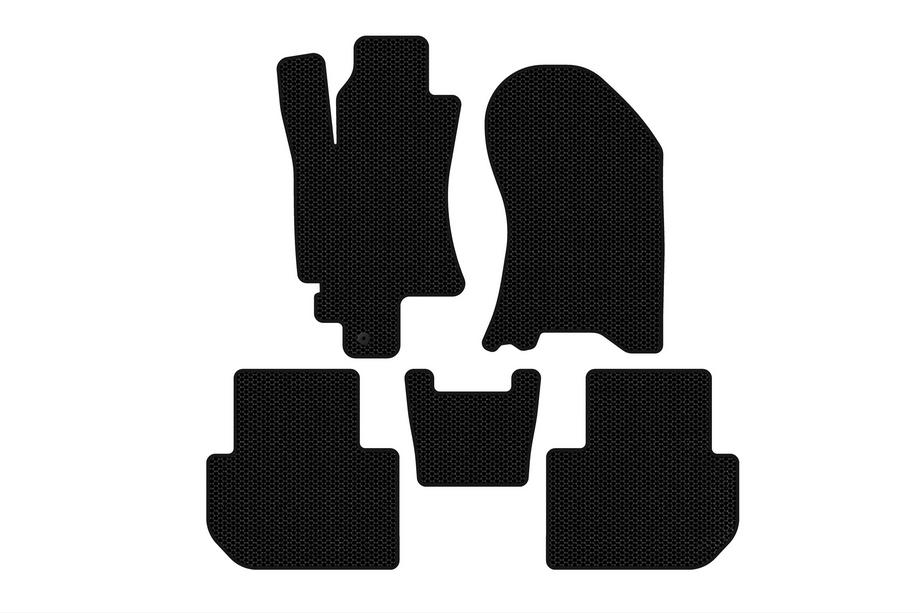 Subaru Tribeca 2005-2014 Tapis de Sol en Caoutchouc Carsuit (Noirs) Image