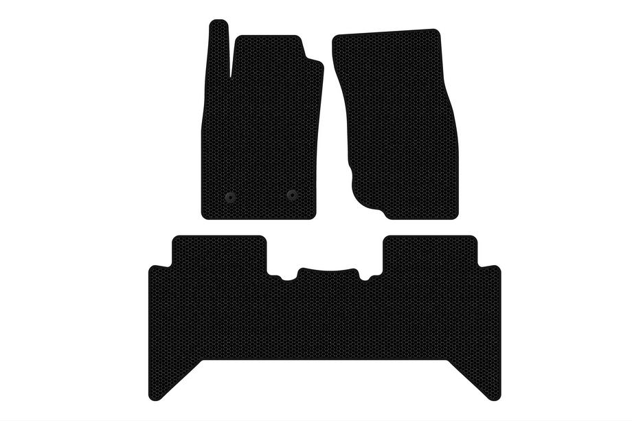 Toyota Hilux 2006-2015 Tapis de Sol en Caoutchouc Carsuit V2 (Noir) Photo 1