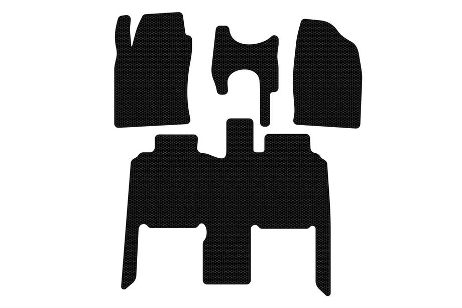 Toyota Previa 2000-2006 Tapis de Sol en Caoutchouc Carsuit (Noirs) Photo 1